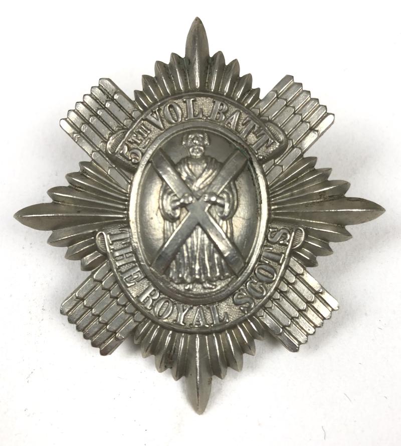 5th (Leith) VB Royal Scots glengarry badge c. 1888-1908.