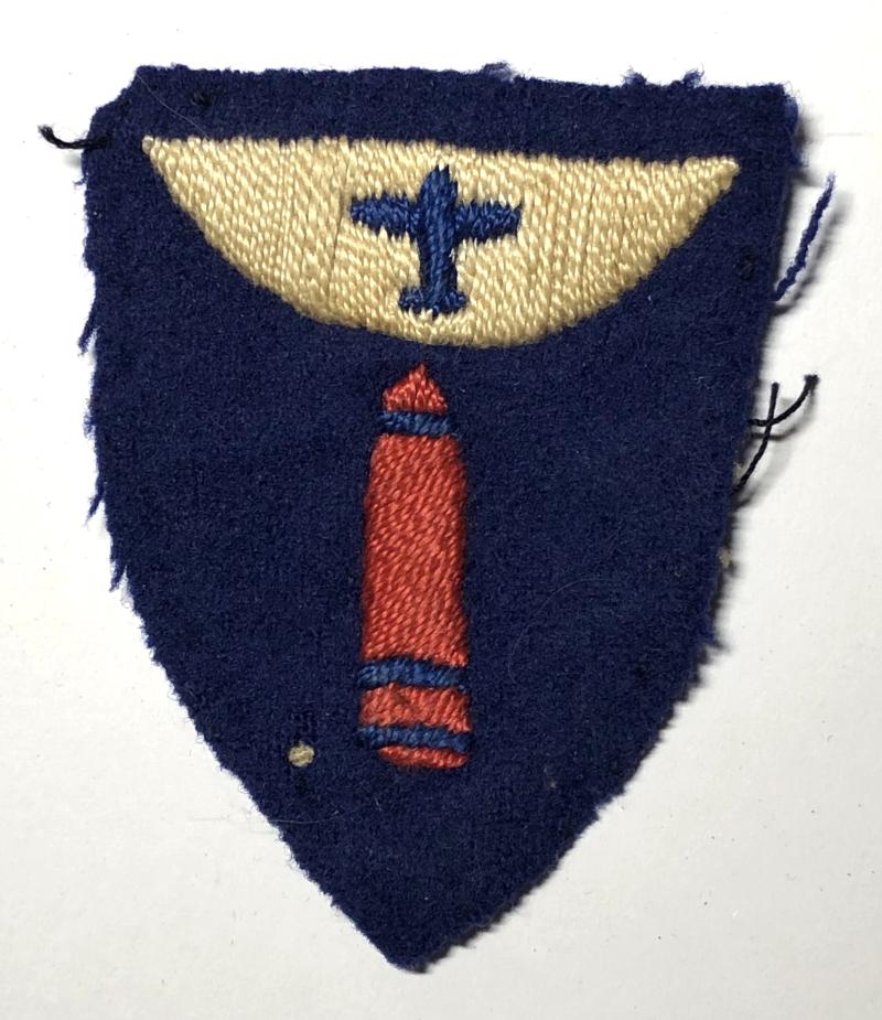 95th AGRA (Army Group Royal Artillery) cloth formation sign badge circa 1947-48.