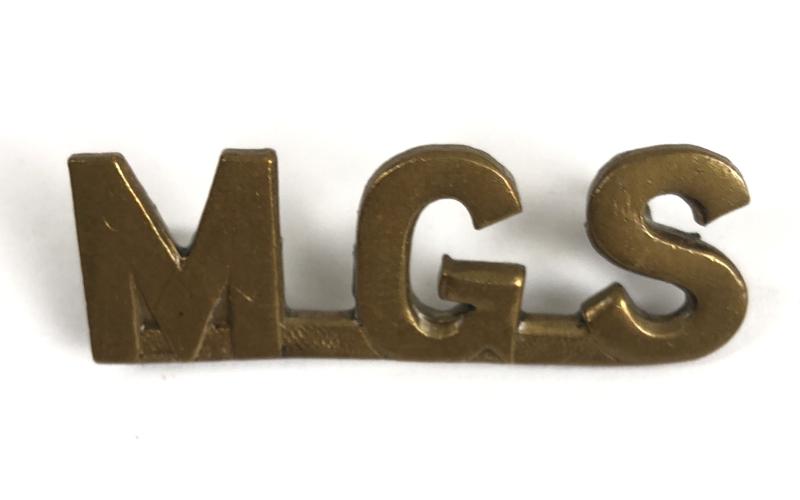 Canadian Machine Gun Section WW1 CEF shoulder title.