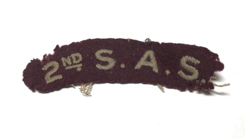 2nd S.A.S. WW2 Special Air Service shoulder title.