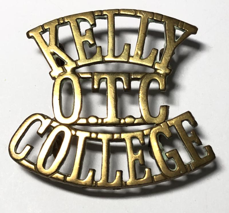 Kelly College, Tavistock OTC (Devon) shoulder title c. 1908-40..