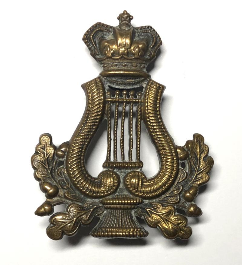 British Army Bandsman Lyre Wreath Victorian Crowned proficiency trade badge
