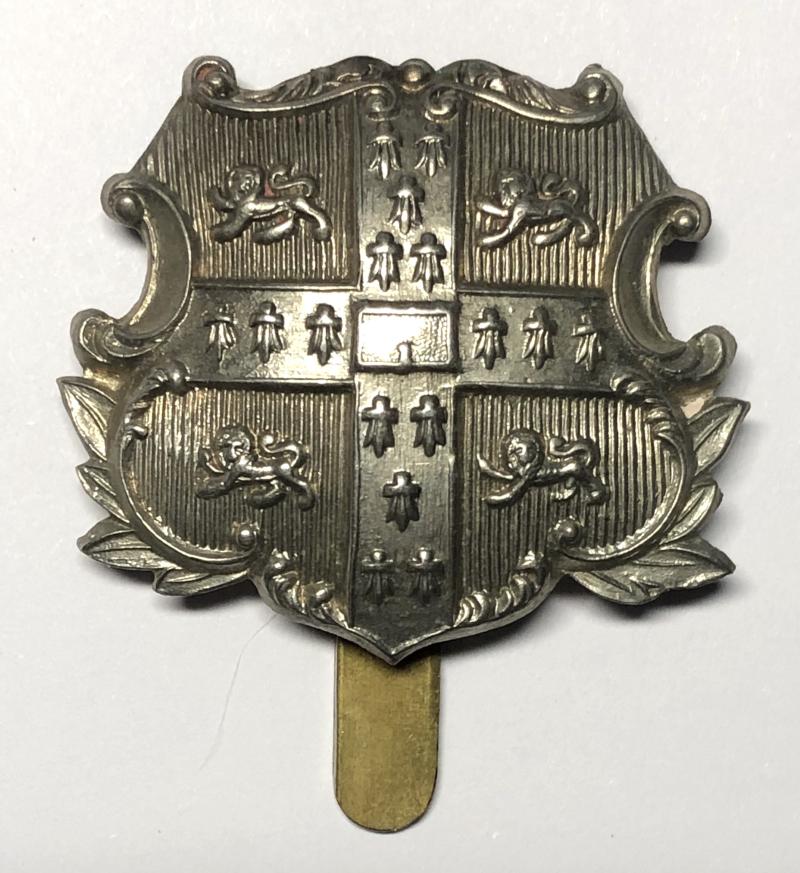 Cambridge University Rifle Volunteers pre 1908 forage cap badge