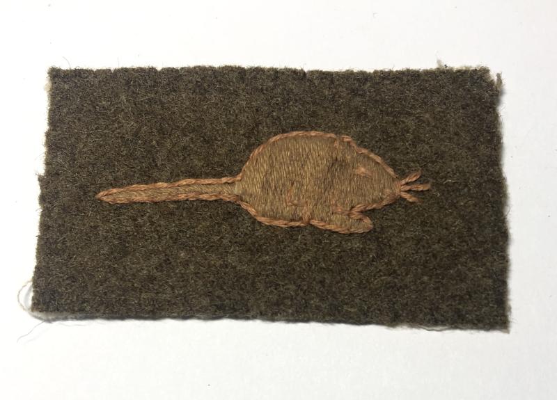 WW2 Home Guard Special Companies / 8th Nottingham Bn. cloth arm badge.