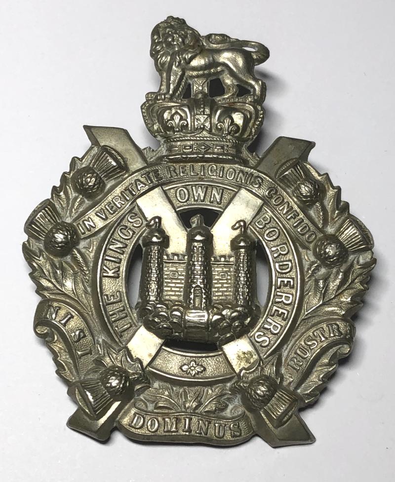 King’s Own Borderers Victorian Scottish glengarry badge circa 1881-84