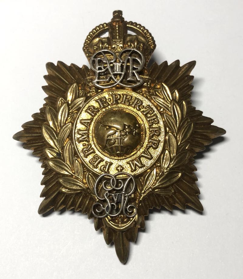 Royal Yacht Band Royal Marines helmet plate.