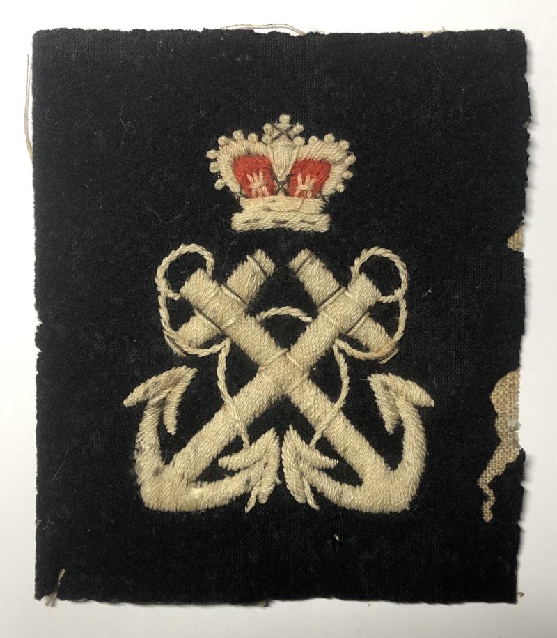 Royal Navy 1st Class Petty Officer's Victorian post 1857 rank badge.