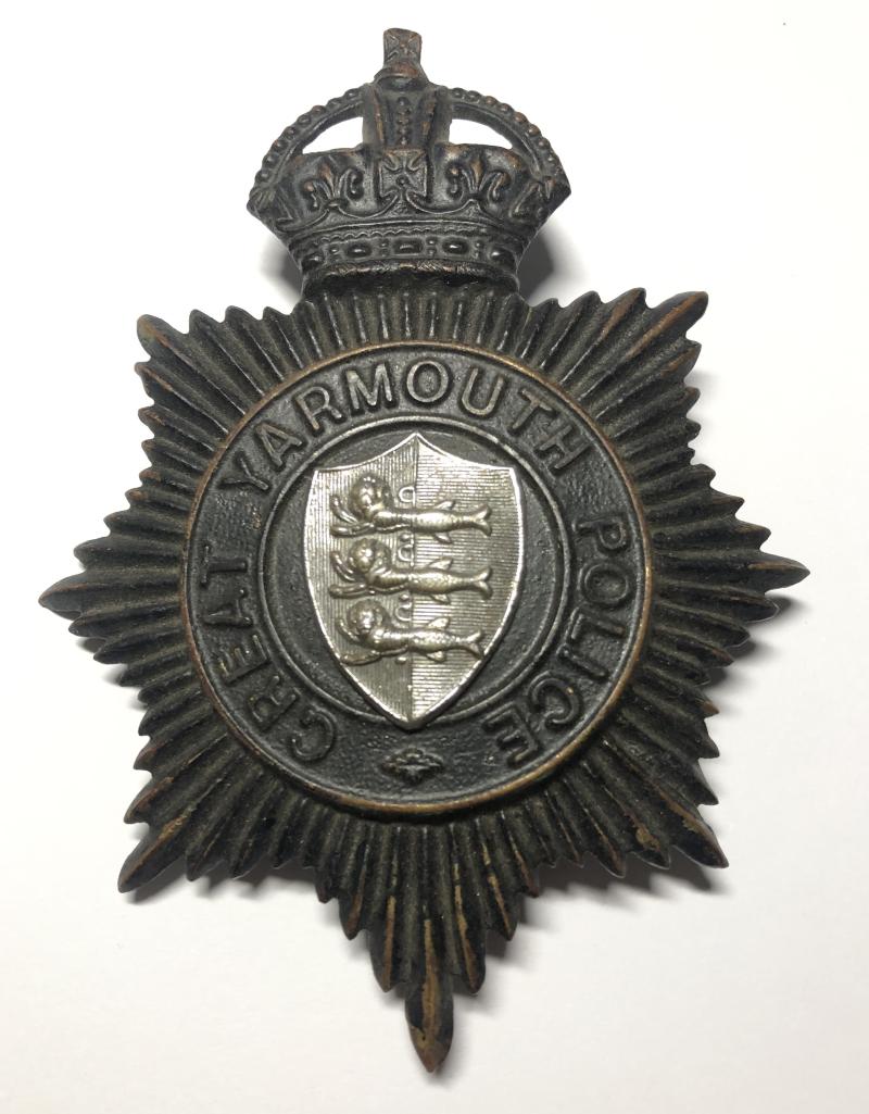 Great Yarmouth Police Norfolk nighjt helmet plate.