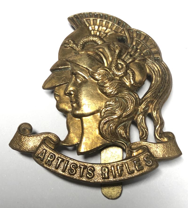 28th County of London Regiment Artists Rifles WW1 cap badge.