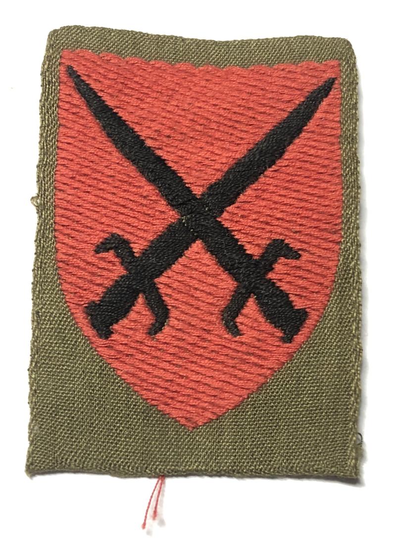 115th Independent Infantry Brigade WW2 formation sign.