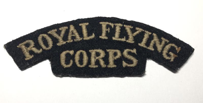 ROYAL FLYING / CORPS WW1 cloth shoulder title.