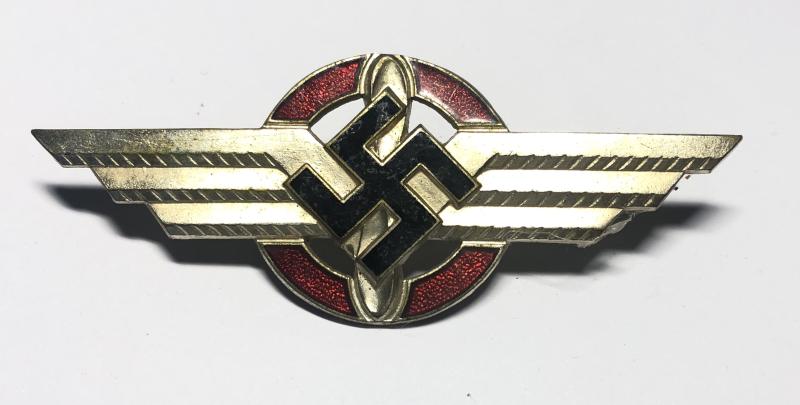 German Third Reich DLV cap badge.