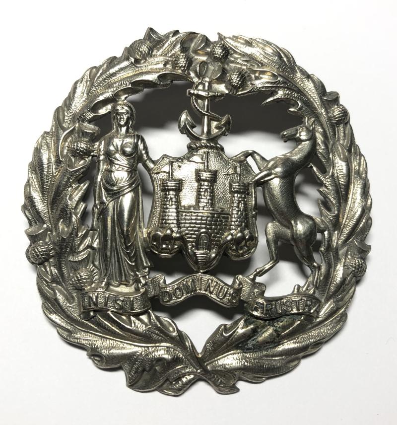 Scottish. Edinburgh City Police Constables & Sergeants ceremonial helmet plate  c. 1855-1932..