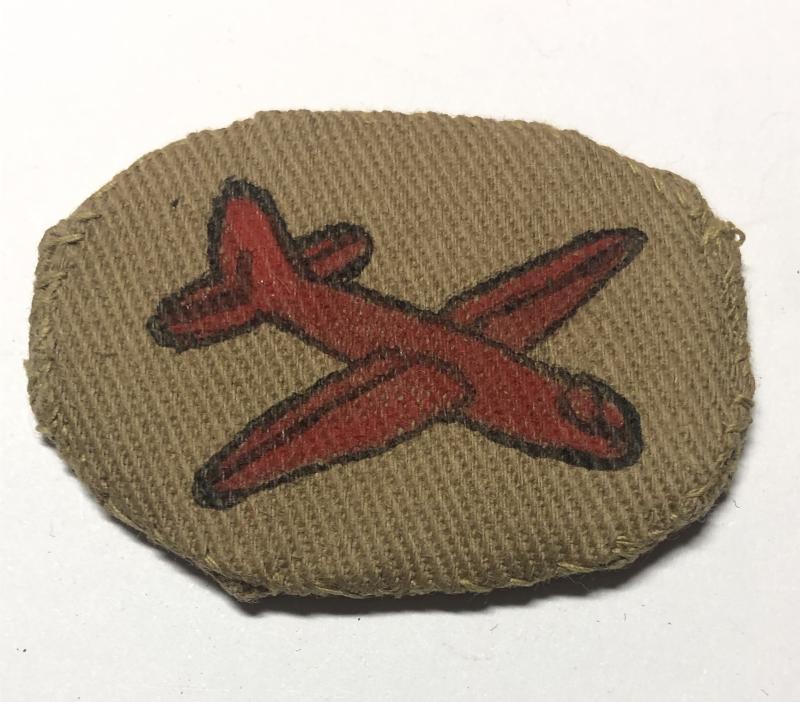 WW2 44th Indian Airborne Division air landing troops formation sign / sleeve badge.