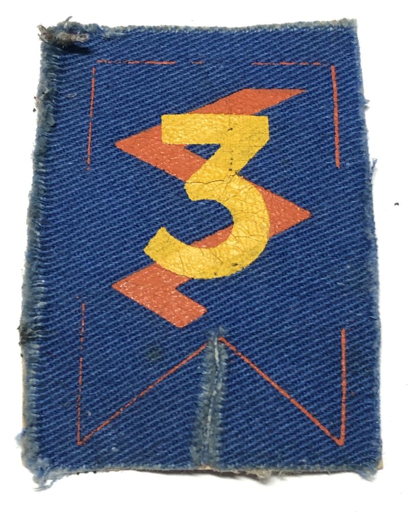 136th (1st West Lancs) Field Regiment Royal Artillery WW2 formation sign.