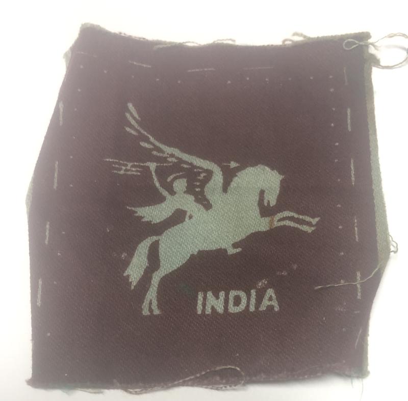 44th Indian Airborne Division WW2 printed formation sign.