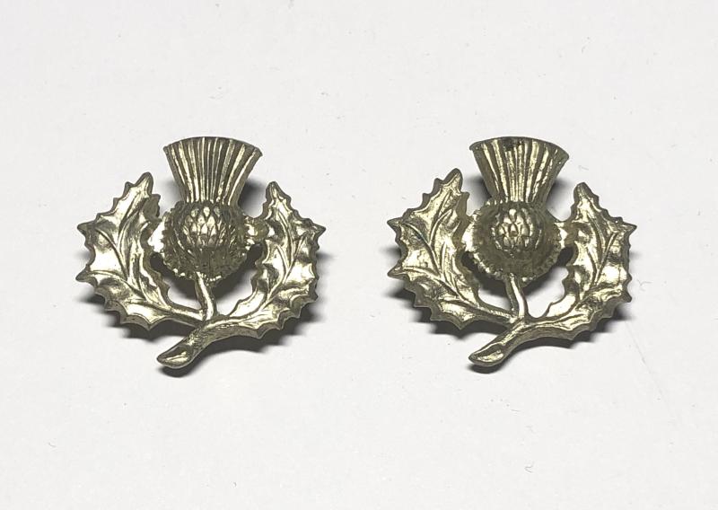 9th (Scottish) Division WW1 pair of formation badge.