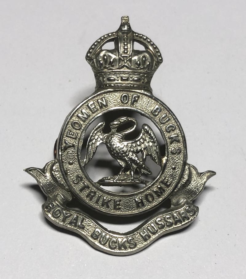 Royal Bucks Hussars cap badge.