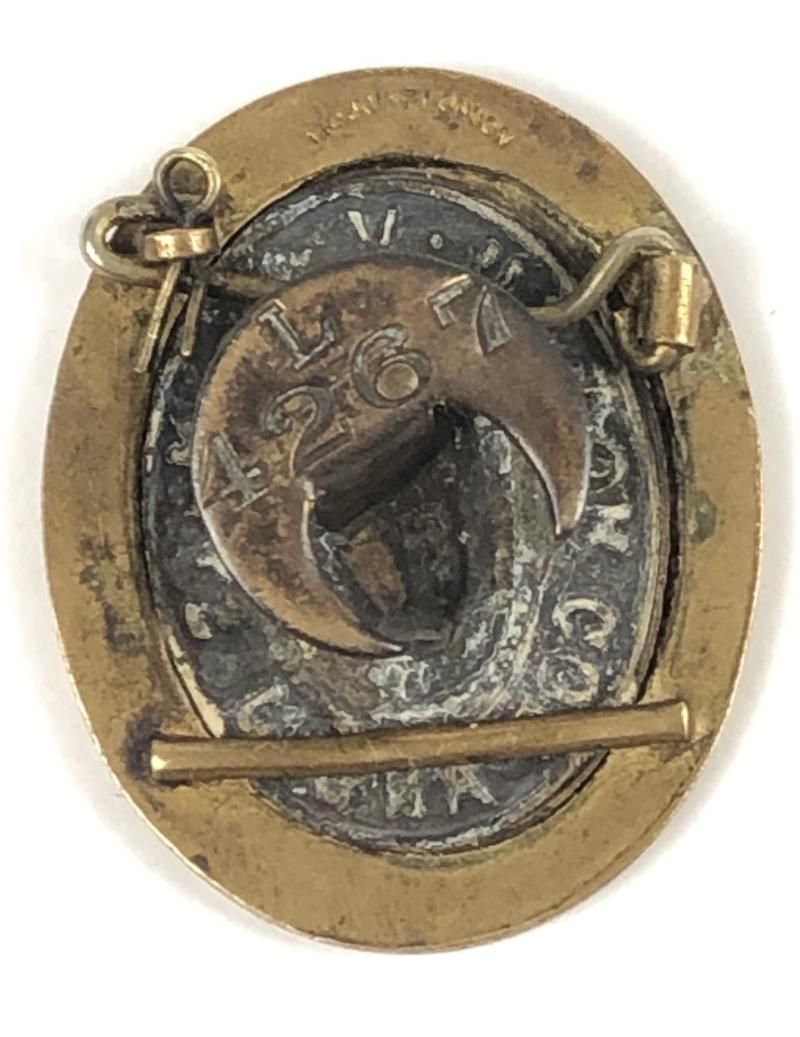 Irish Dungannon Battalion, Tyrone UVF numbered poficiency badge.