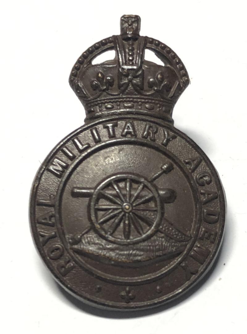 Royal Military Academy Woolwich OSD cap badge c. 1902-47.
