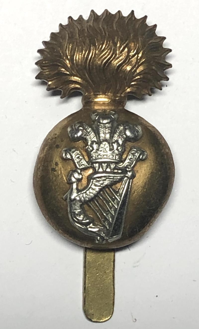 Princess Victoria's (Royal Irish Fusiliers) Edwardian Brodrick cap badge circa 1902-05.