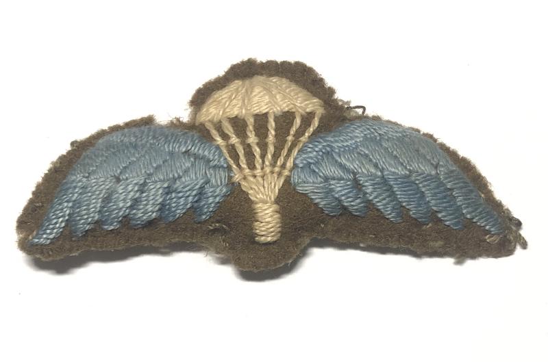 WW2 Airborne Forces Parachute Qualification cloth Wings