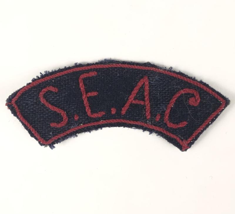 S.E.A.C WW2 South East Asia Command shoulder title.