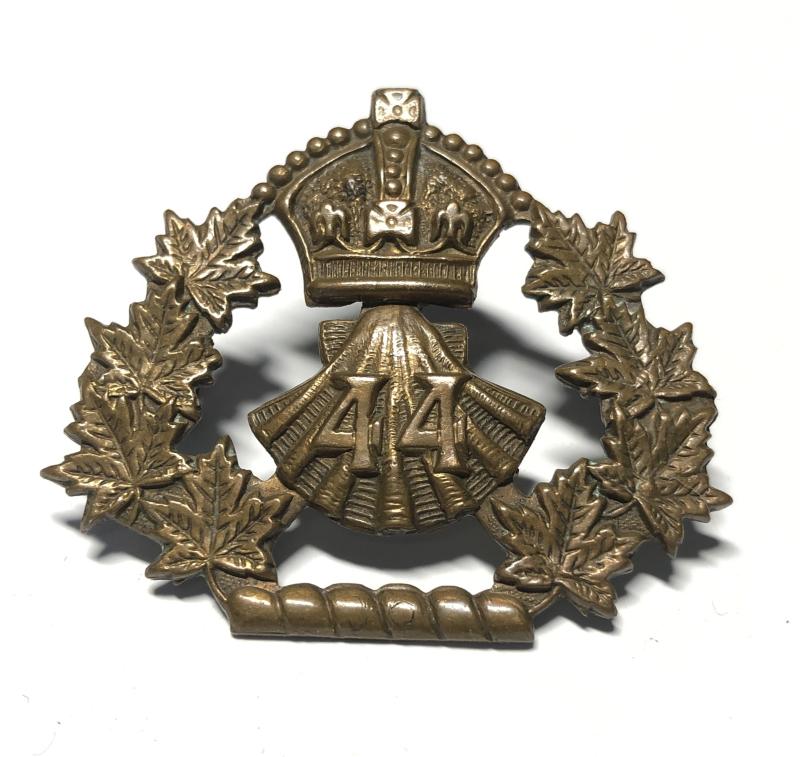 44th Lincoln & Welland Regiment Canadian cap badge c. 1902-20.