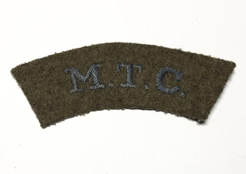 M.T.C. WW2 womens Mechanised Transport Corps shoulder title