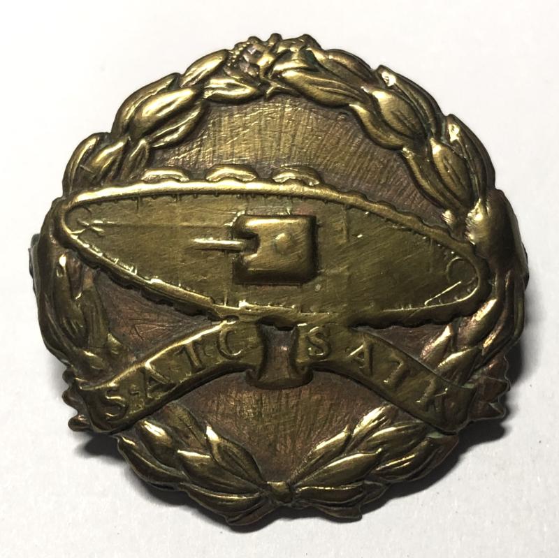 South African Tank Corps WW2 cap badge 1940-41 only.