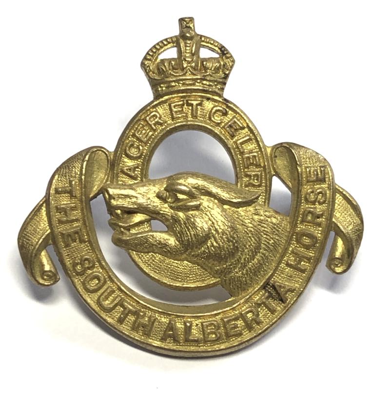 The South Alberta Horse Canadian cap badge.c.1920-39 by SCULLY.