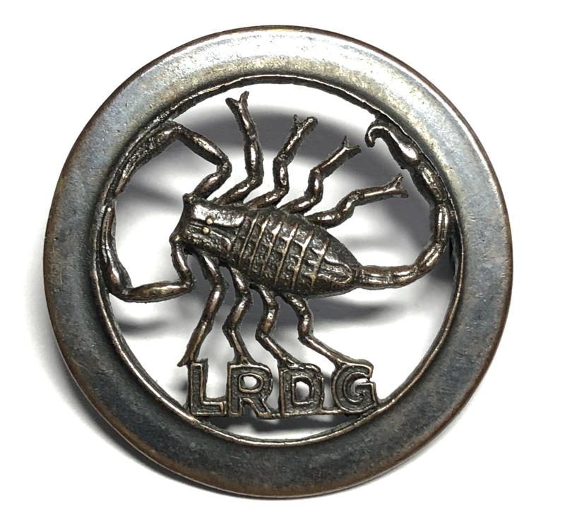 Long Range Desert Group WW2 LRDG cap badge..