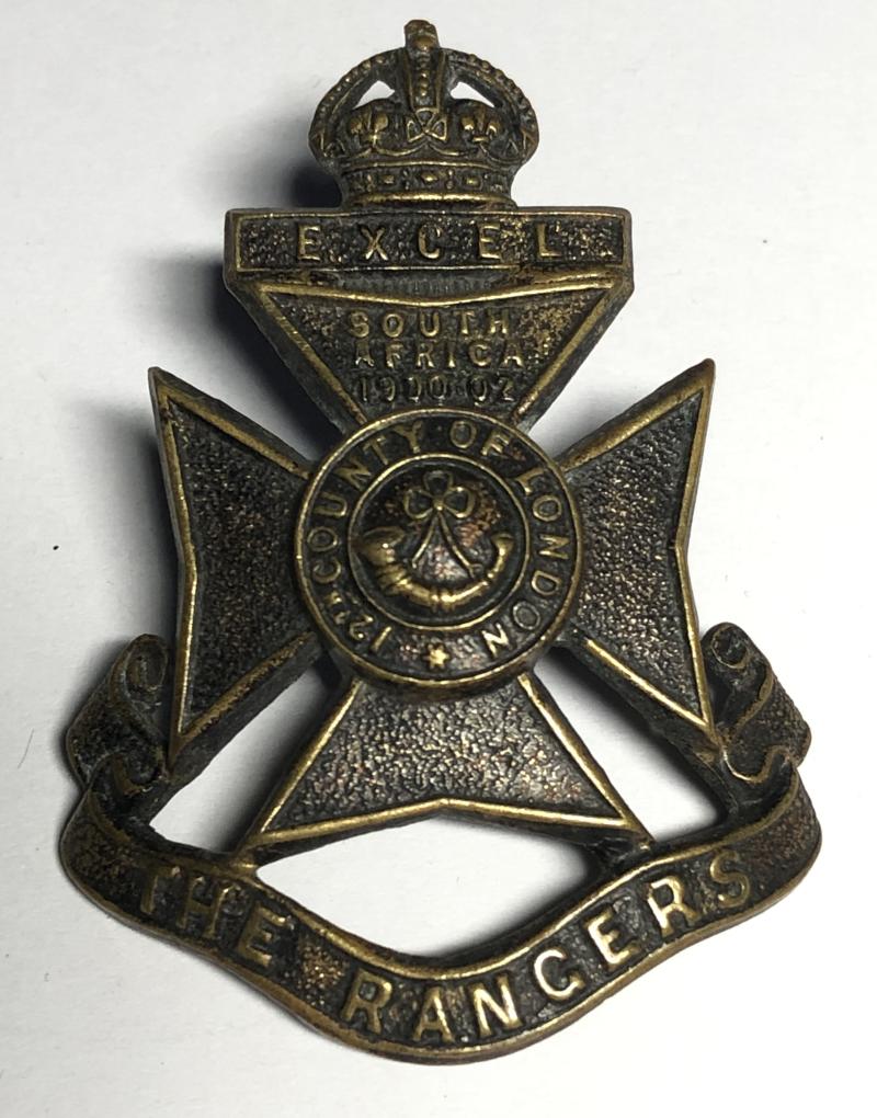 12th County of London Bn. Rangers WW1 cap badge c. 1908-20.
