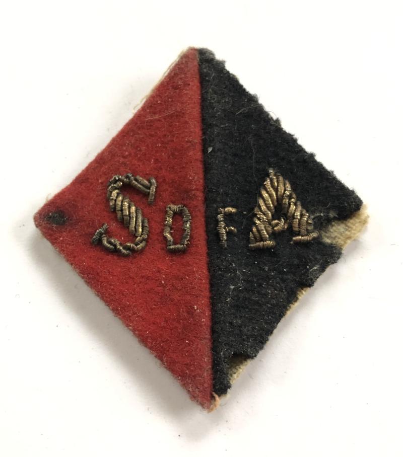 School of Artillery, Kabul pagri badge, India circa 1925-39.
