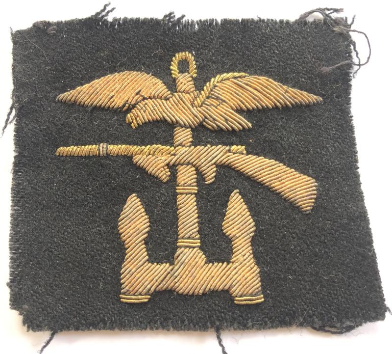 WW2 Combined Operations Bullion Formation Sign.