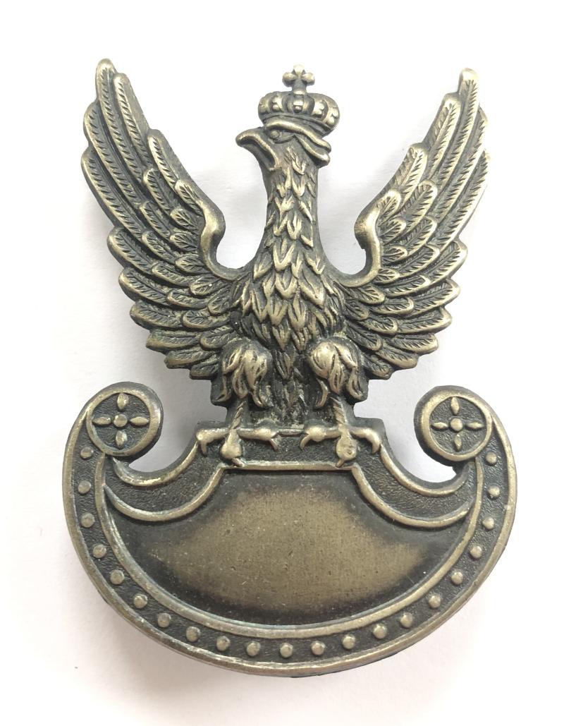 Polish Army pre war cap badge circa 1920-39.