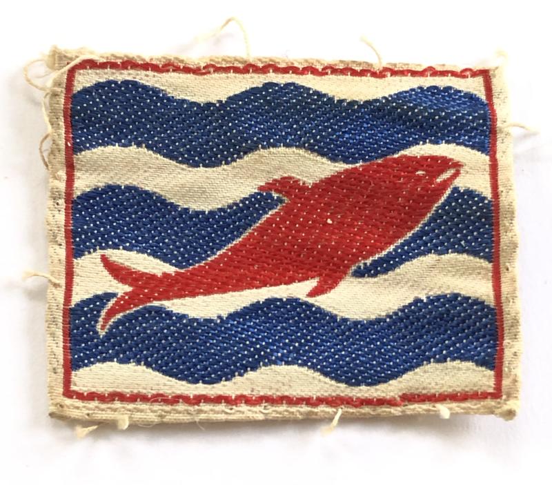 2nd Corps WW2 silk embroidered formation sign.