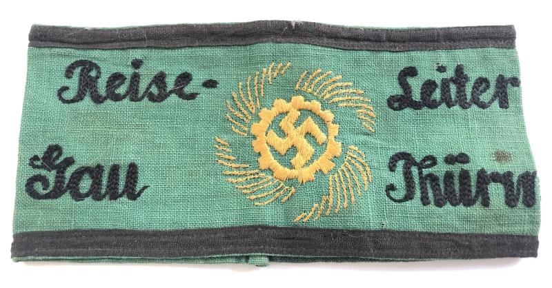 German Third Reich  Kraftdurch Freude Strength through Joy Organization armband,