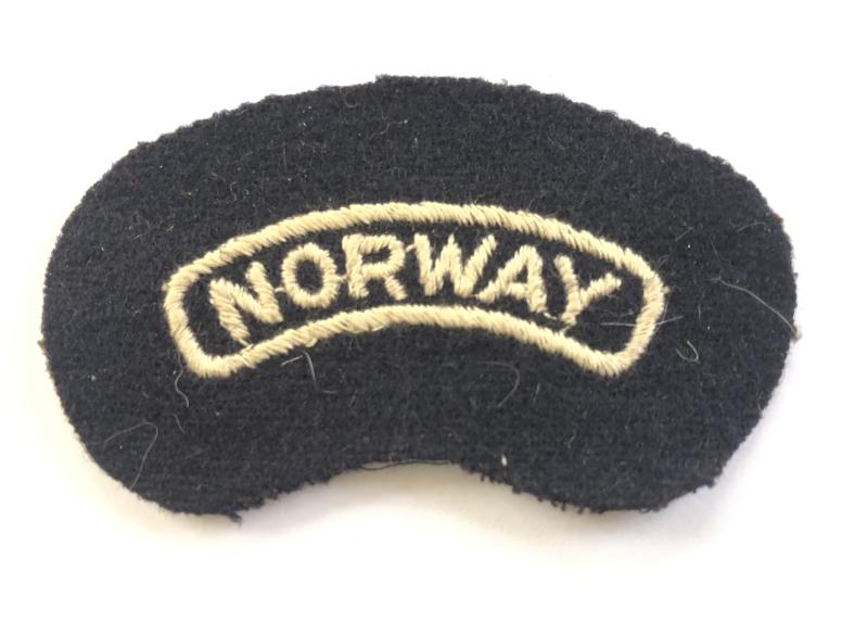 NORWAY WW2 Royal Norwegian Navy shoulder title.