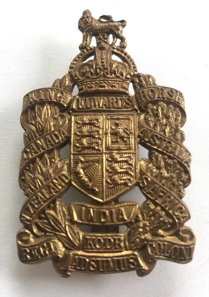 King Edward’s Horse cap badge.