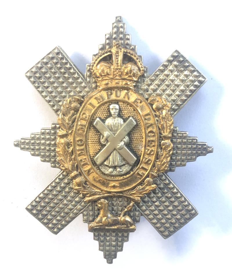 Black Watch (Royal Highlanders) WW2 Sergeant’s glengarry badge c. 1937-52.