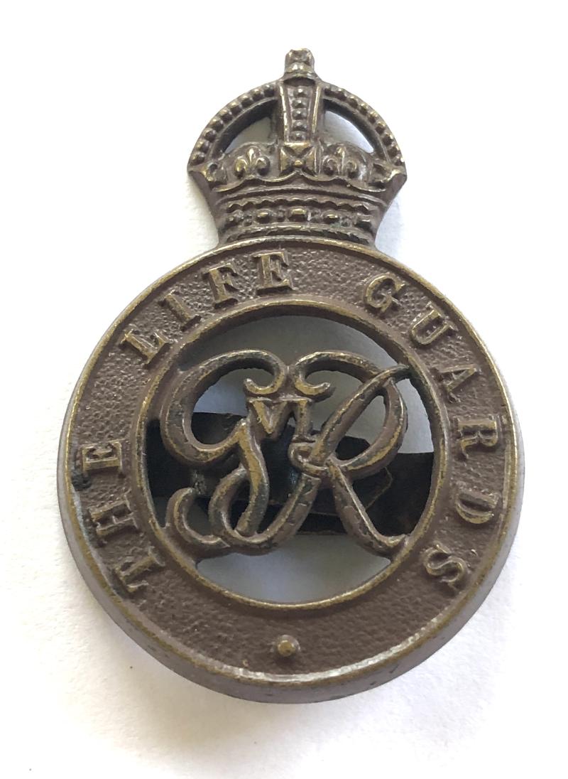 Life Guards OSD cap badge c. 1937-52 by Marples & Beasley, B'ham.