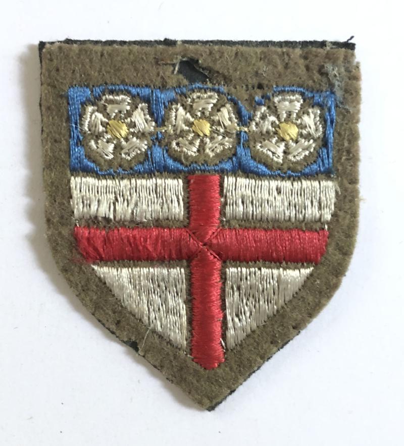 Yorkshire. North Riding District WW2 formation sign.