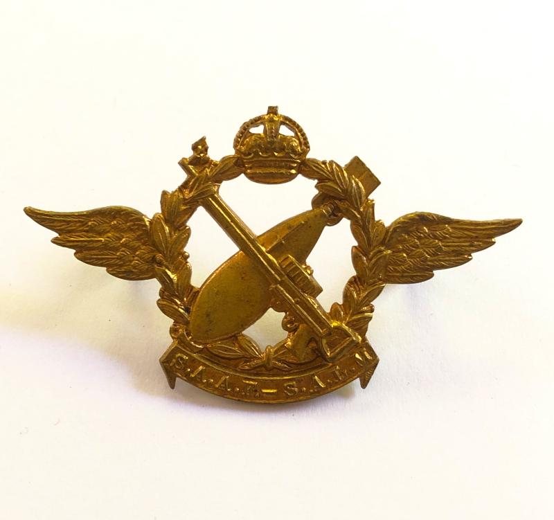 South African Air Force Navigator / Air Gunner brass badge c.1937 only.