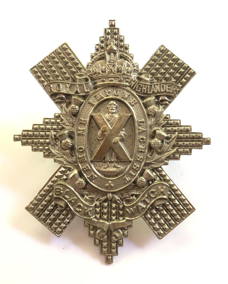 Scottish. 4th, 5th, 6th & 7th Bns. Black Watch (Royal Highlanders) glengarry badge c. 1908-15.