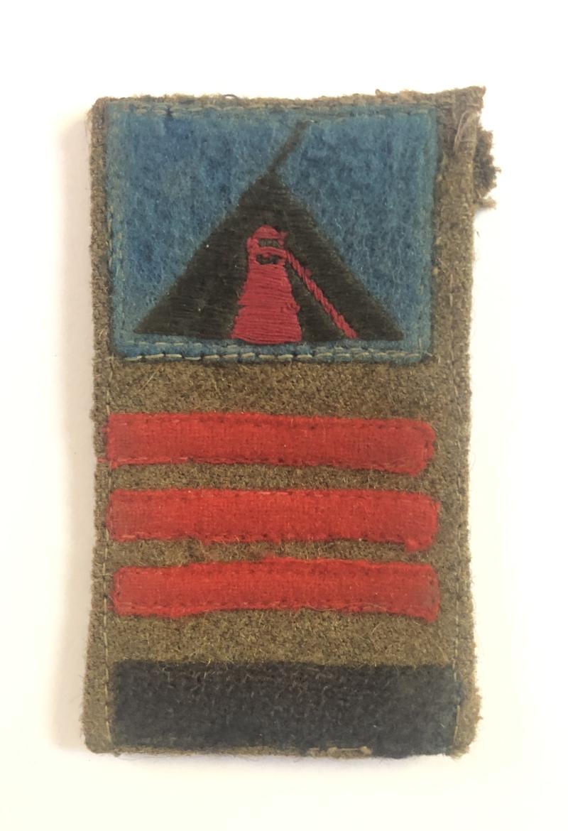 1st/7th Royal Warwichshire, 197th Brigade, 59th Infantry Divison WW2 combination formation sign.