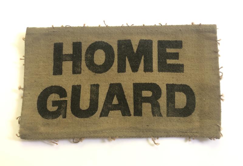 HOME GUARD WW2 overlay for LDV armband c. 1940.