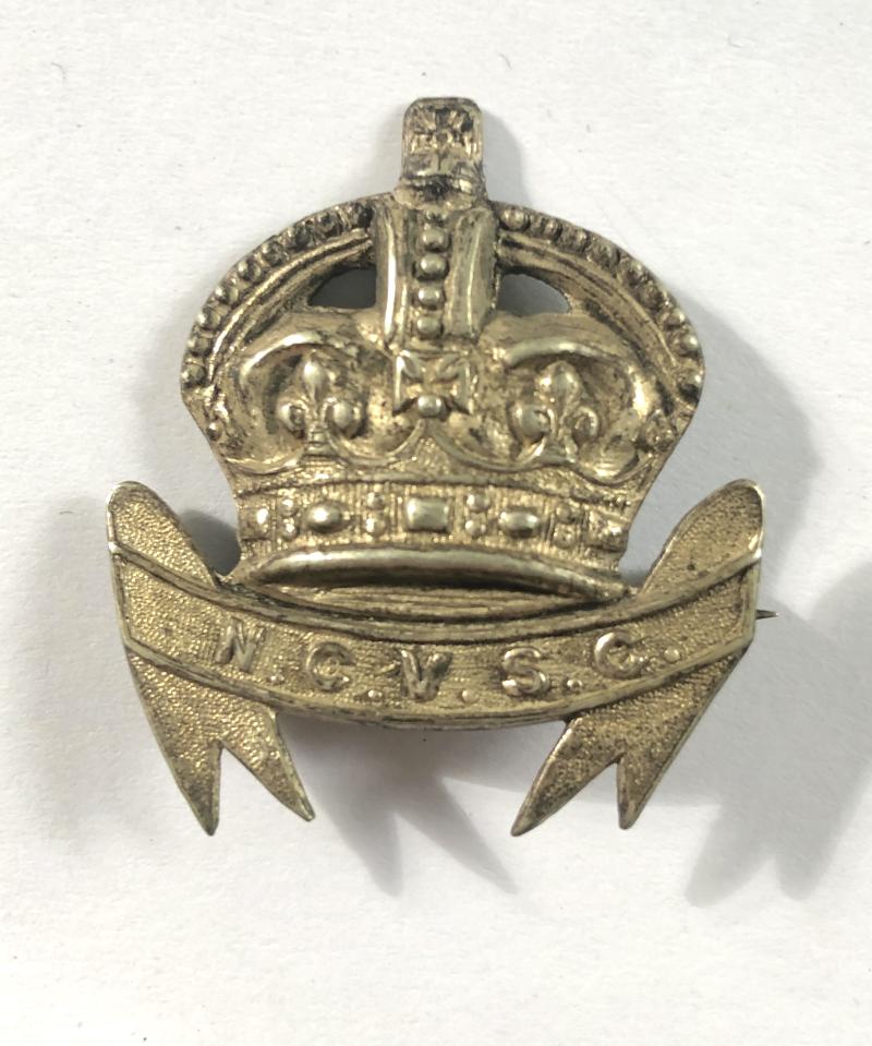 Norwich City Volunteer Special Contstabulary WW1 police cap badge.
