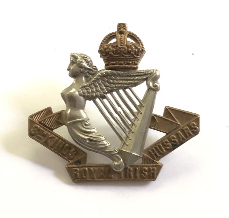 8th King’s Royal Irish Hussars WW1 cap badge.