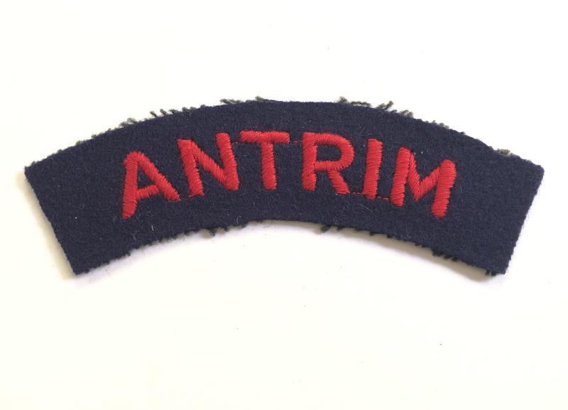 146th (Antrim Artillery) Field Regiment Royal Engineers supplementary shoulder title c. 1957